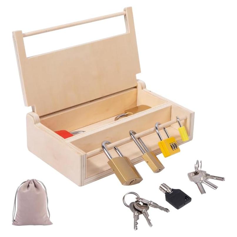 Juego de Cerraduras y Llaves EduLand Montessori 3-6 Años