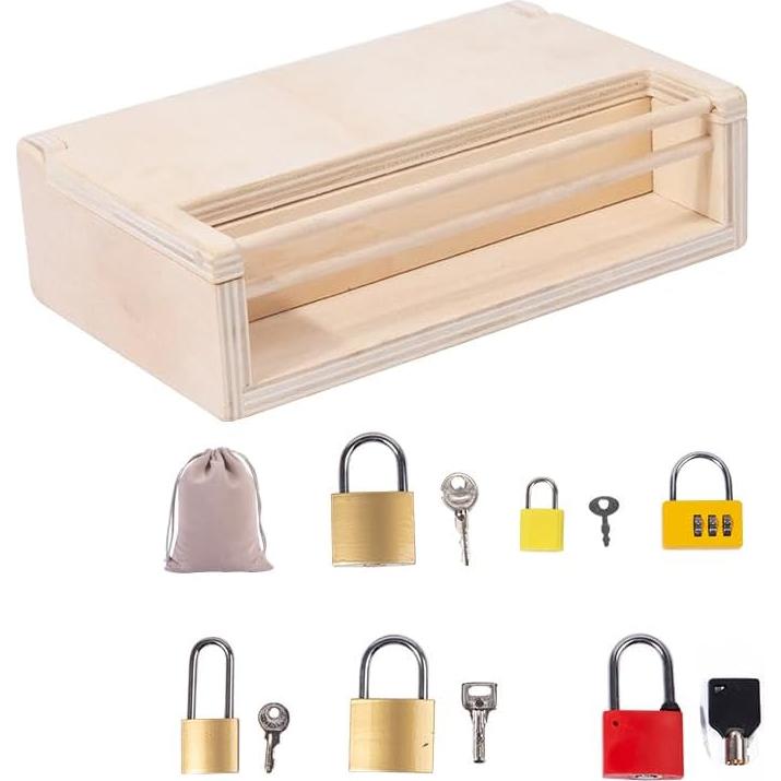 Juego de Cerraduras y Llaves EduLand Montessori 3-6 Años