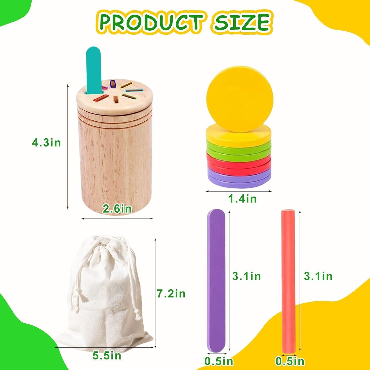 Juguete Montessori Estelife 3 en 1 para Niños 3-5 Años