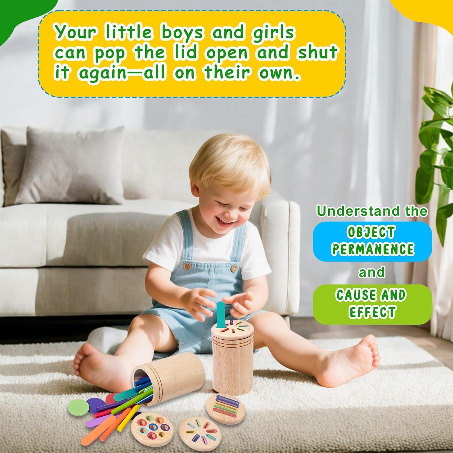 Juguete Montessori Estelife 3 en 1 para Niños 3-5 Años