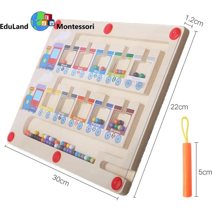 Laberinto Magnético de Bolas EduLand Montessori 3-7 Años