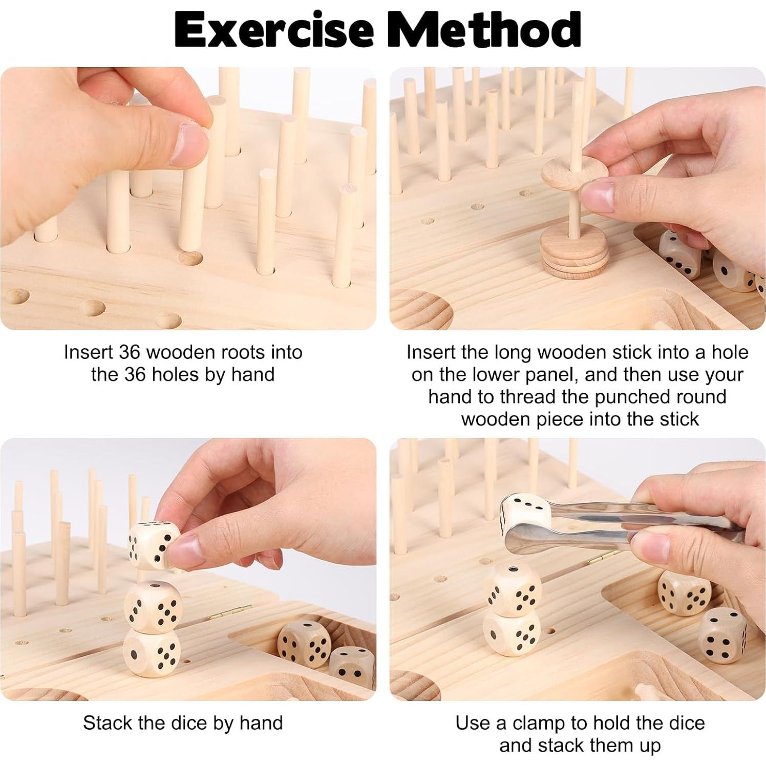 Tablero de Clavos de Madera CODOHI para Terapia de Mano