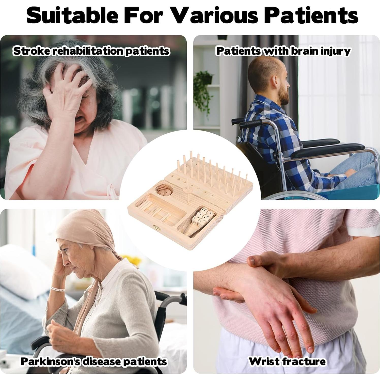 Tablero de Clavos de Madera CODOHI para Terapia de Mano