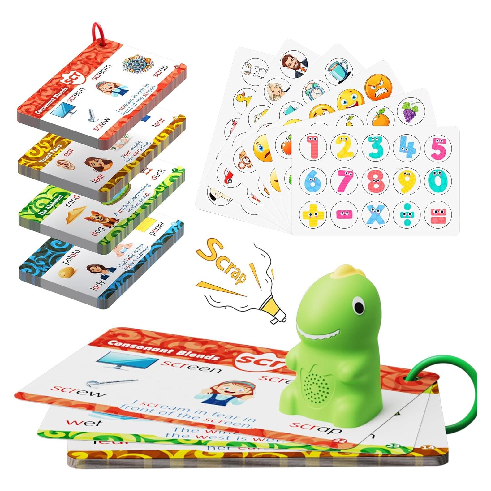 Juego de Lectura Sensorial TEKFUN con Lápiz Dinosaurio 73PCS