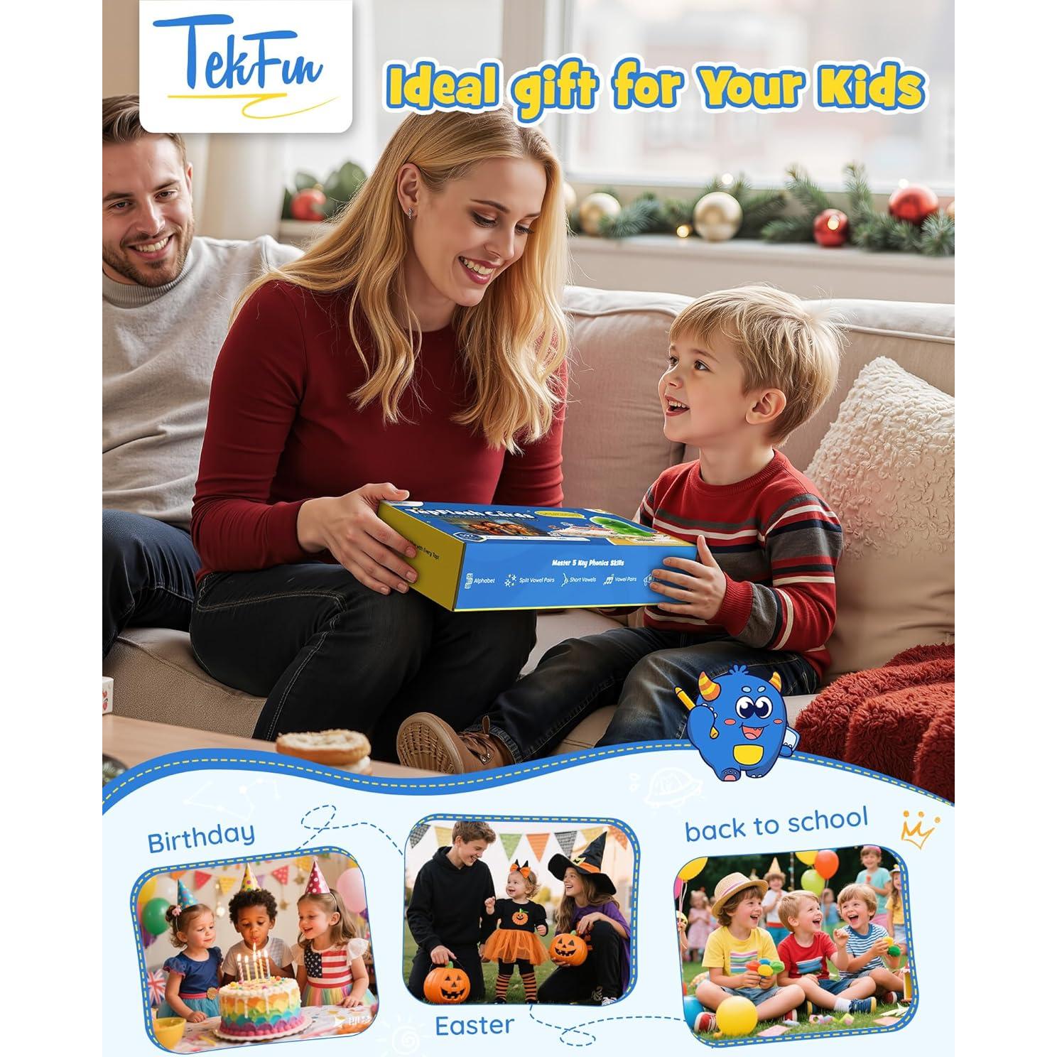 Juego de Lectura Sensorial TEKFUN con Lápiz Dinosaurio 73PCS