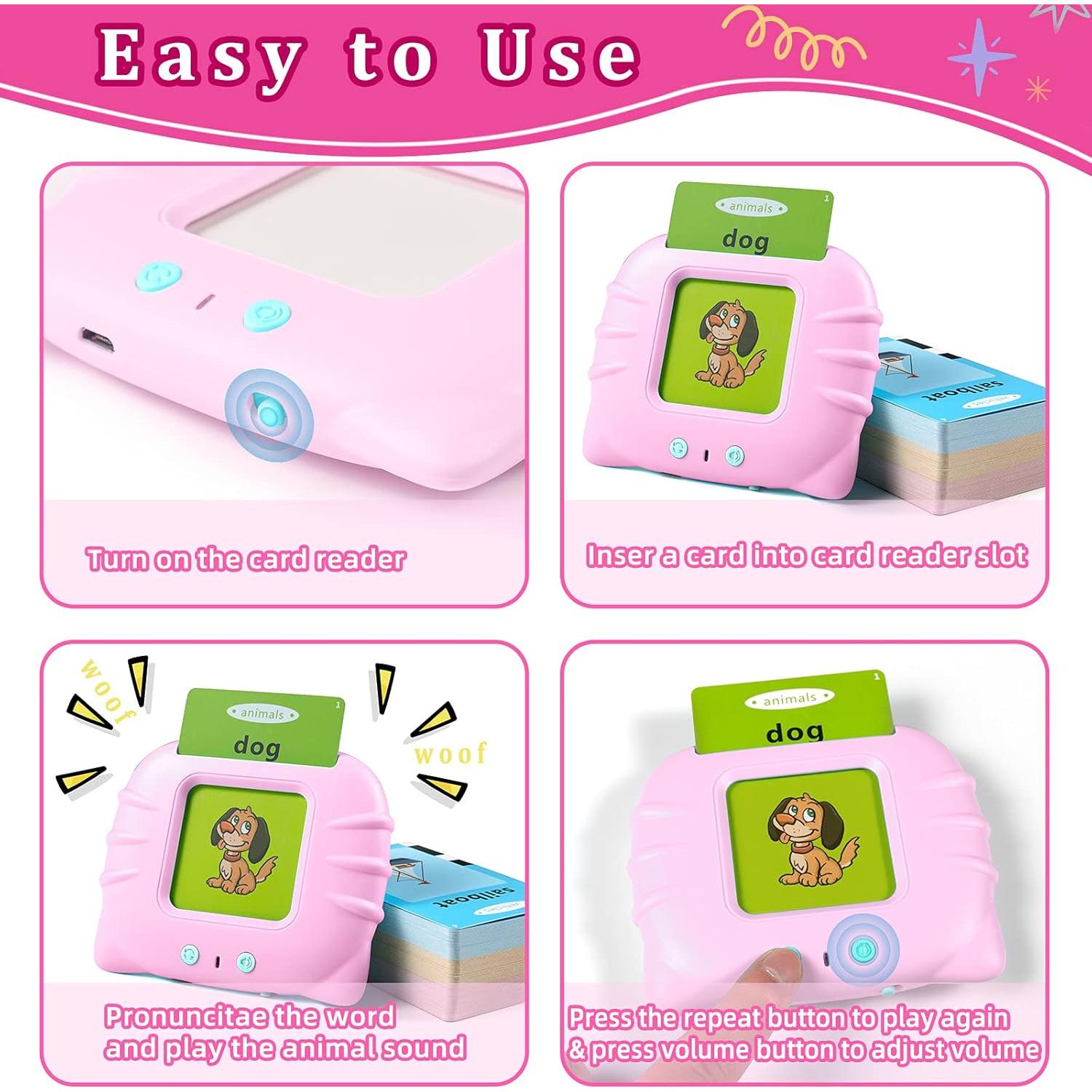 Juguete Sensorial QuTZ 224 Tarjetas para Niños 2-6 Años