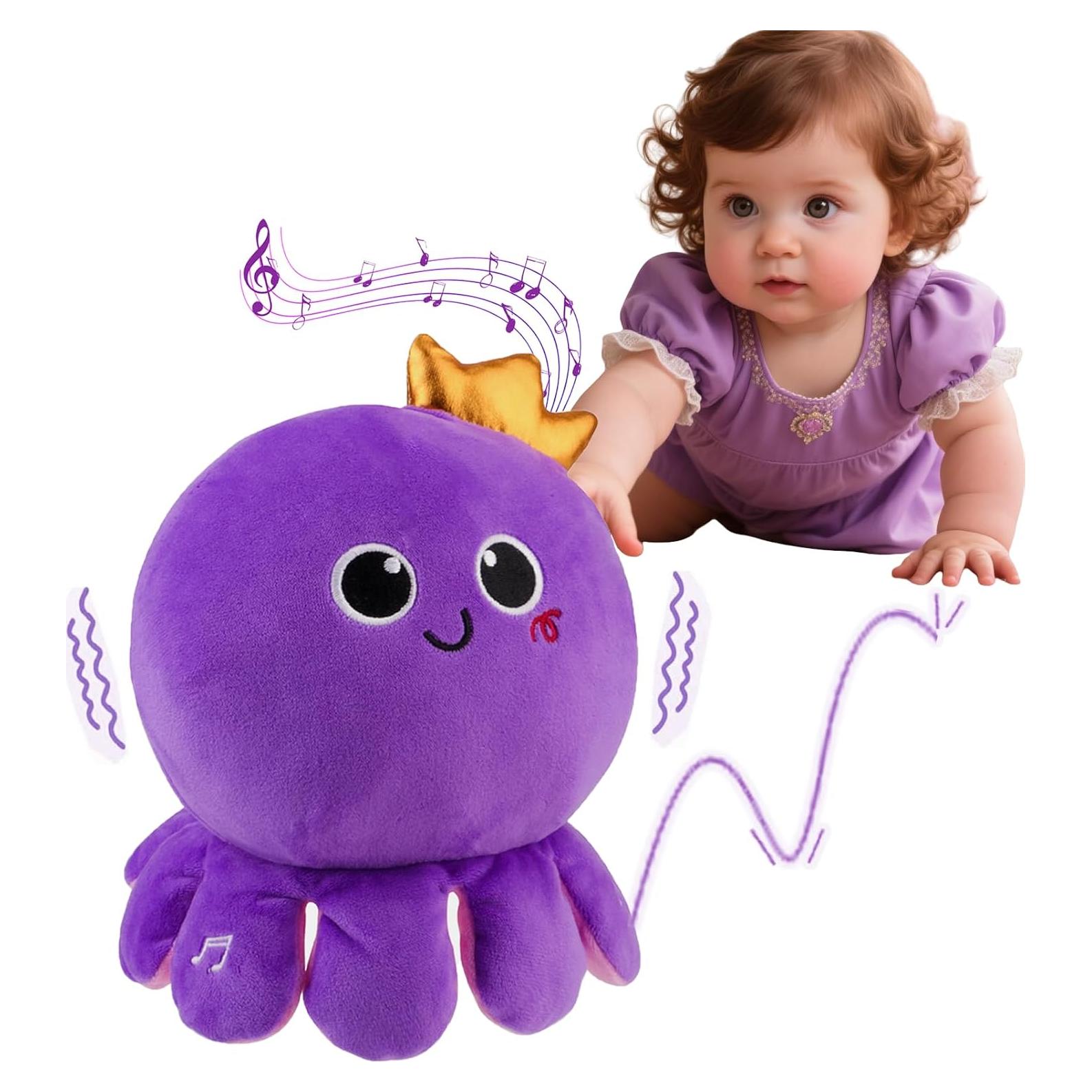 Juguete Musical Interactivo Pulpo Nicknack 0+ Meses 97 Melodías