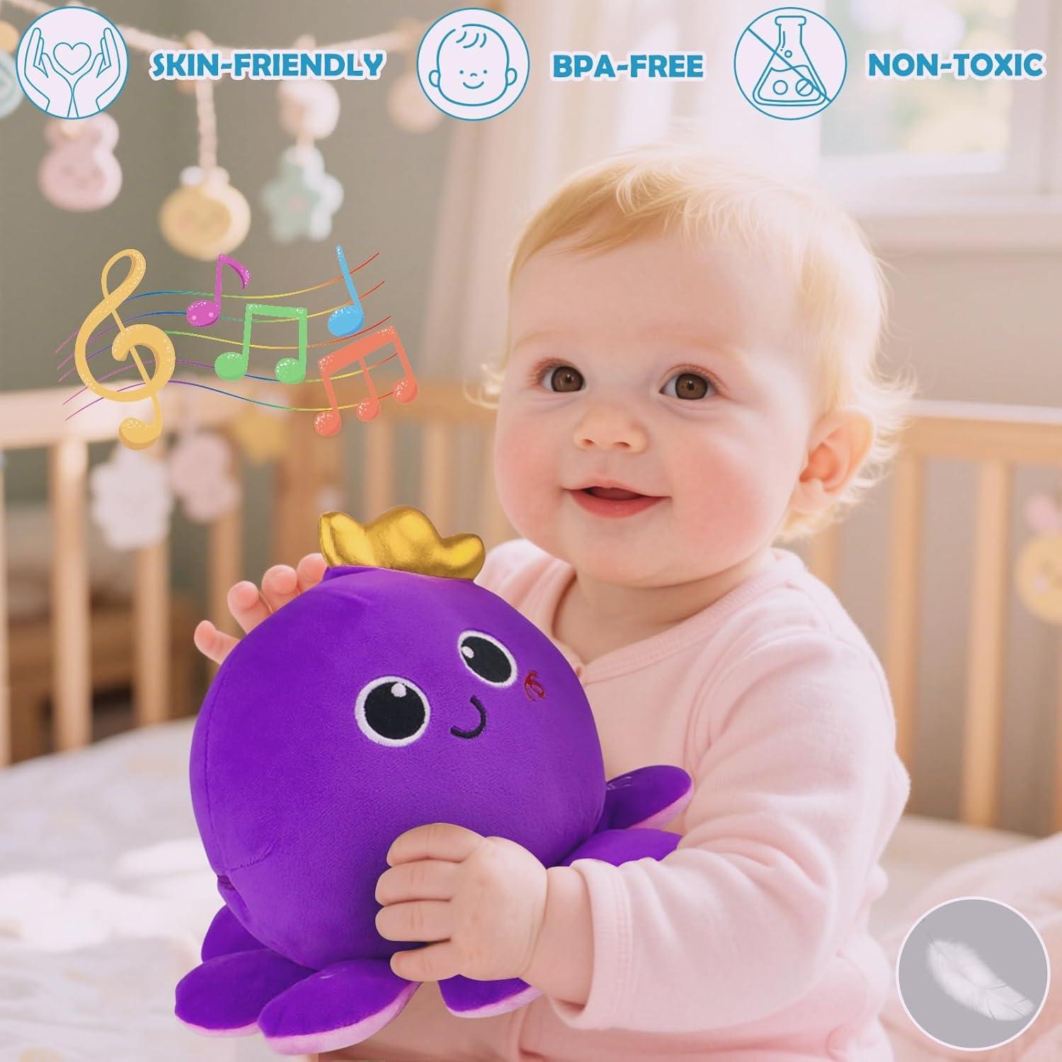 Juguete Musical Interactivo Pulpo Nicknack 0+ Meses 97 Melodías