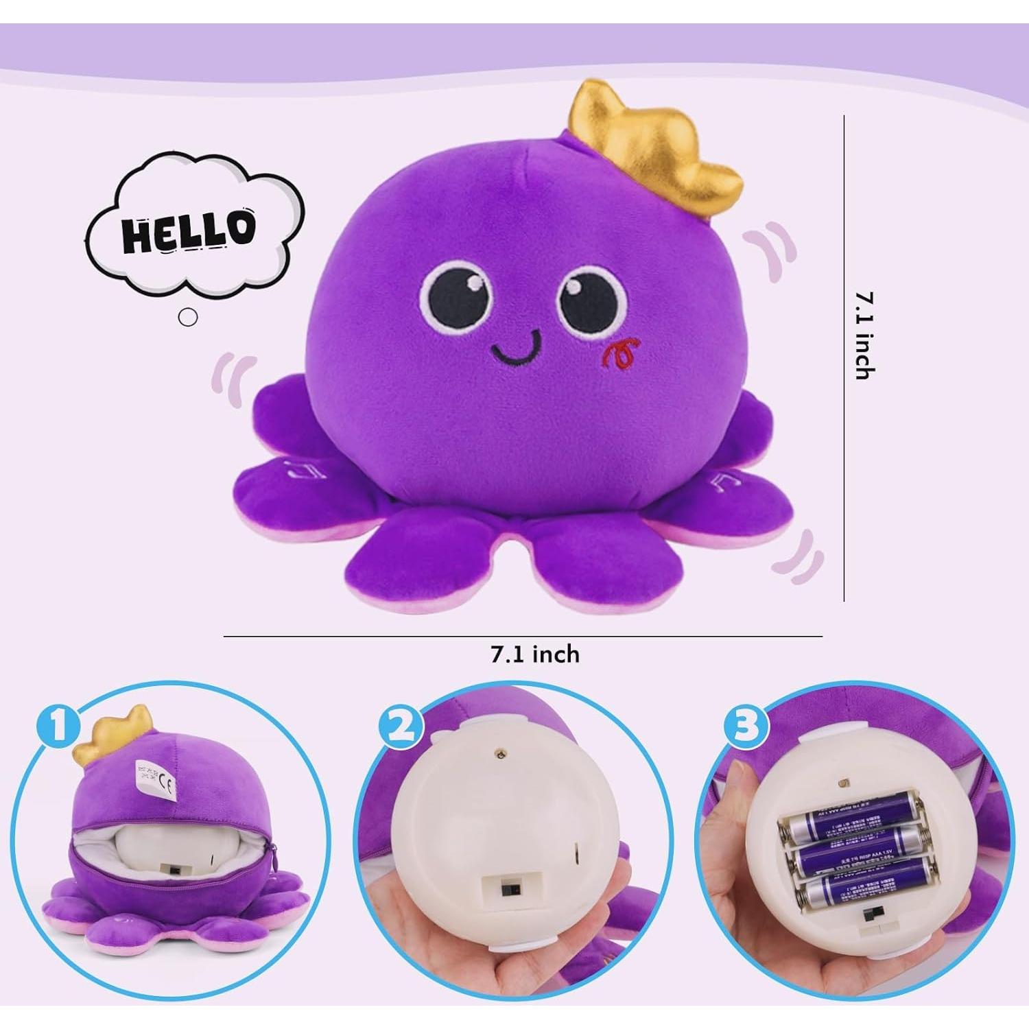 Juguete Musical Interactivo Pulpo Nicknack 0+ Meses 97 Melodías