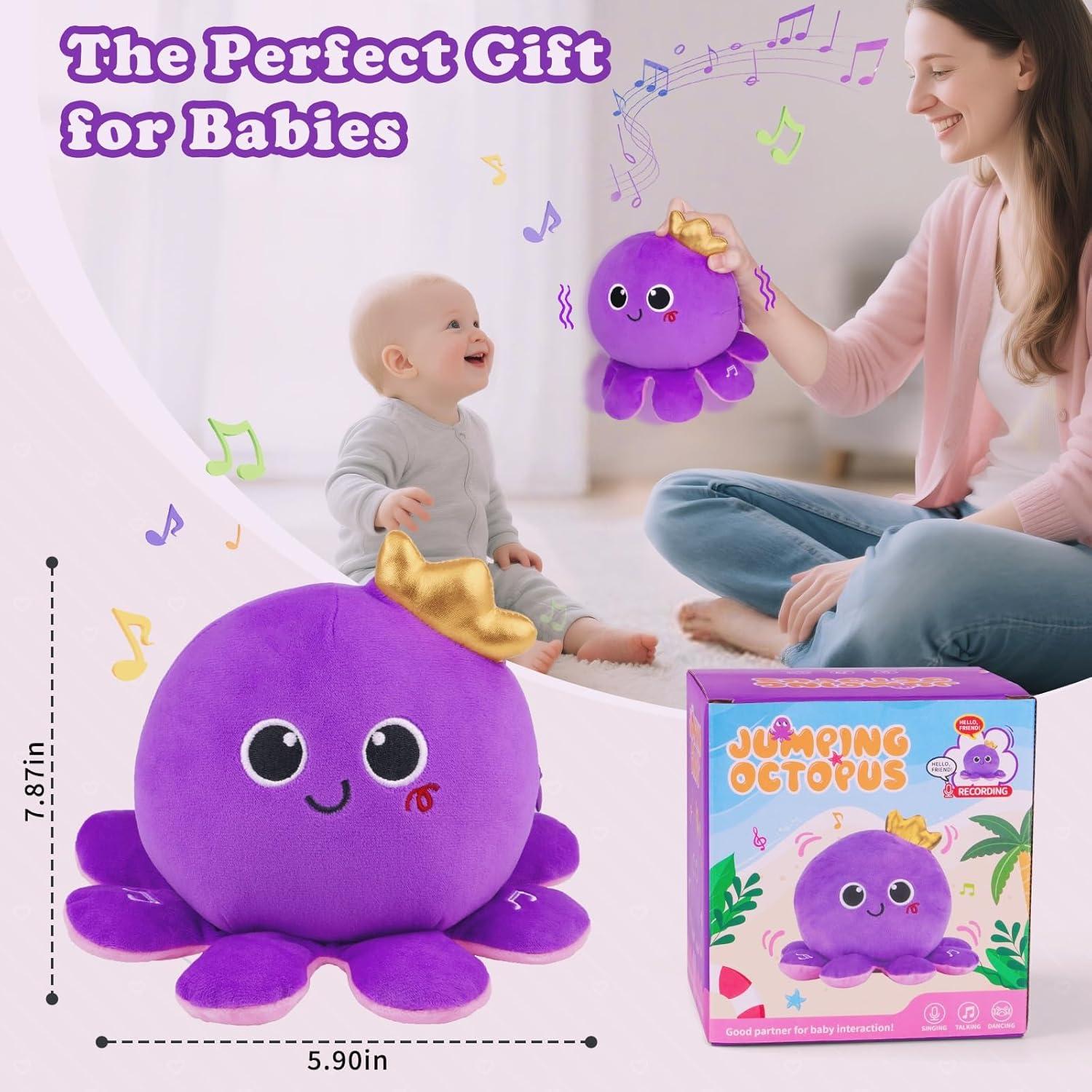 Juguete Musical Interactivo Pulpo Nicknack 0+ Meses 97 Melodías