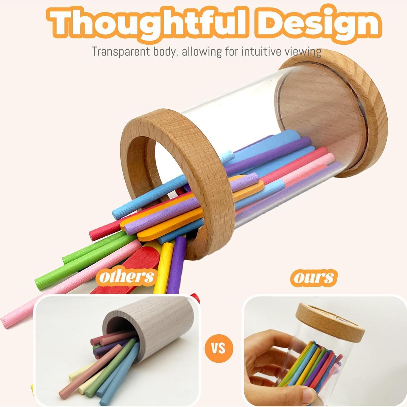 Juguete Montessori de Clasificación de Formas y Colores - CKCBJXYM