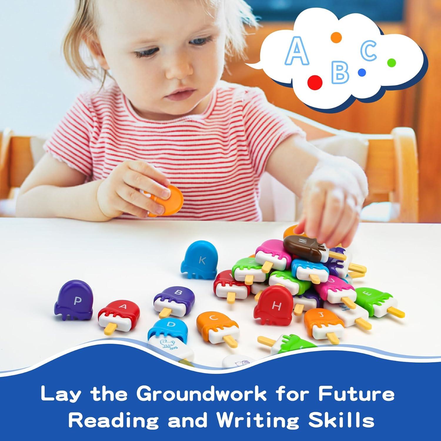 Juguete Educativo de Helado FQKIOMY para Niños 1-3 Años