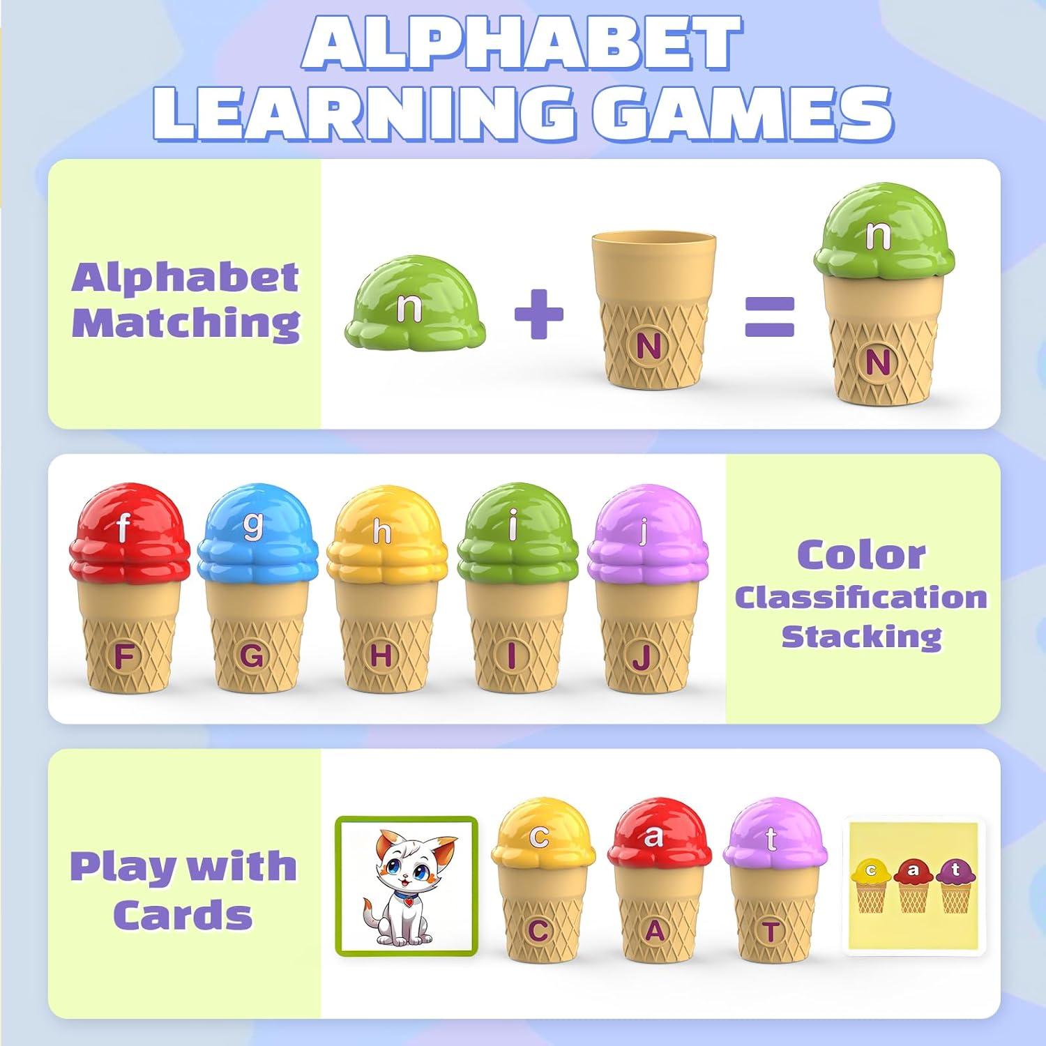 Juguete de Clasificación de Colores Dreamon Alfabeto Montessori