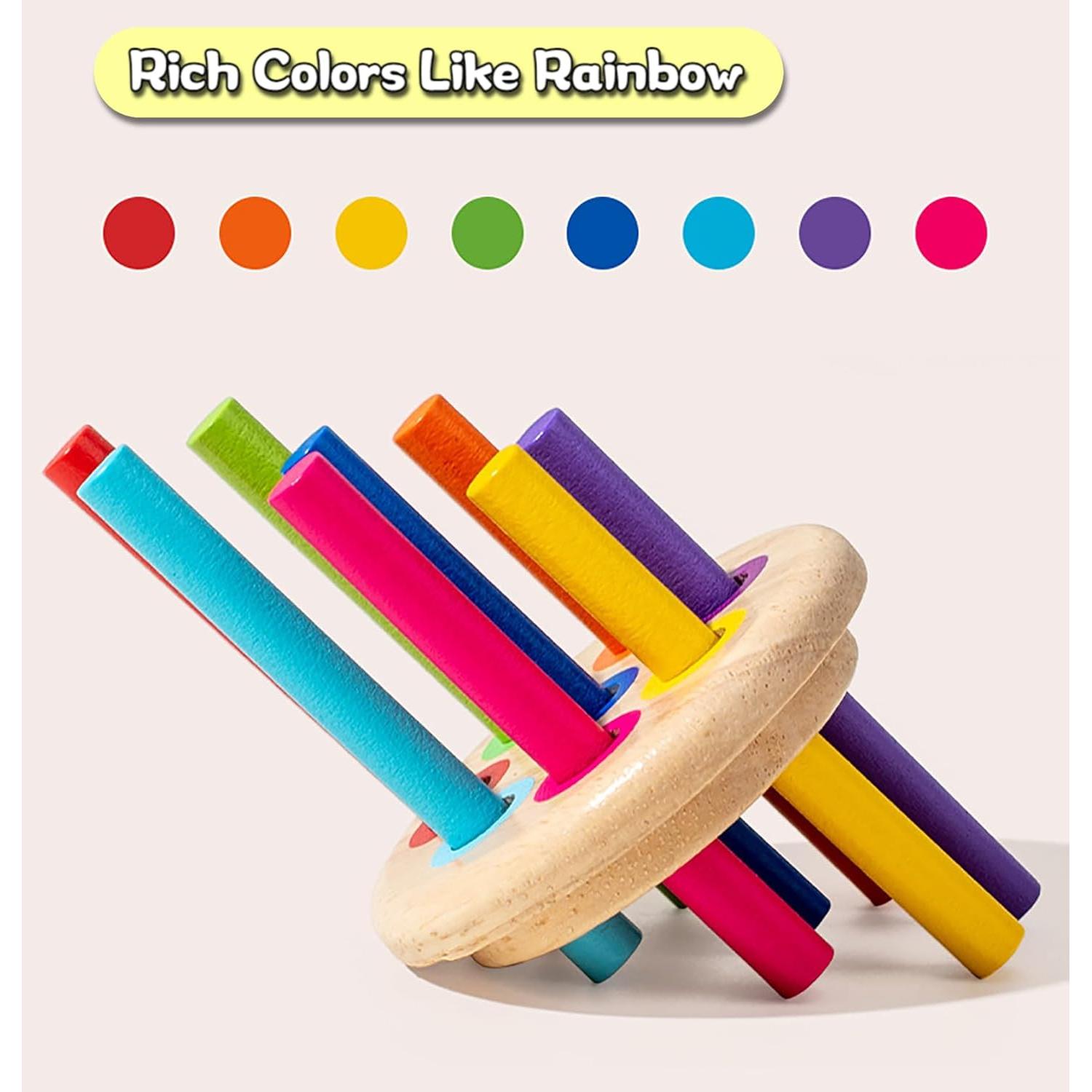 Juguete de Clasificación de Colores Montessori de Madera