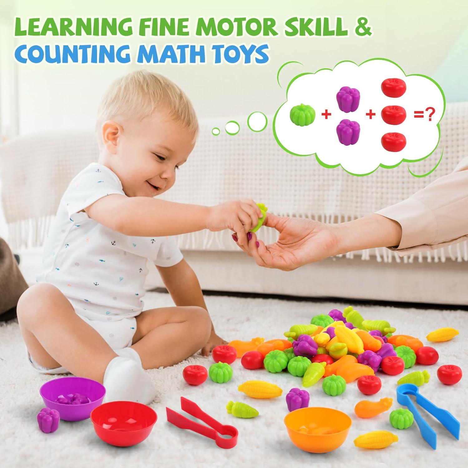 Juego de Emparejamiento de Verduras TSYAN - Juguete Educativo 3+