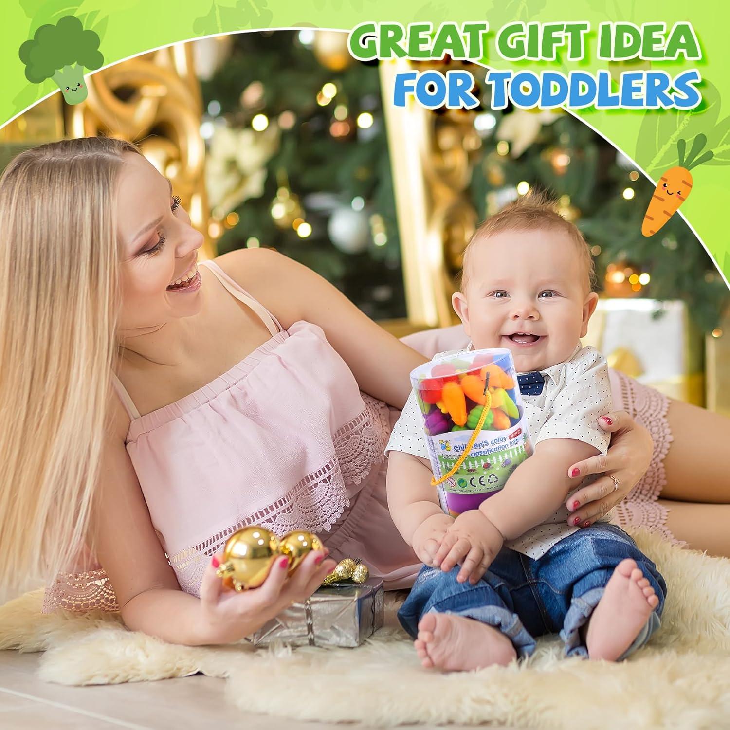 Juego de Emparejamiento de Verduras TSYAN - Juguete Educativo 3+