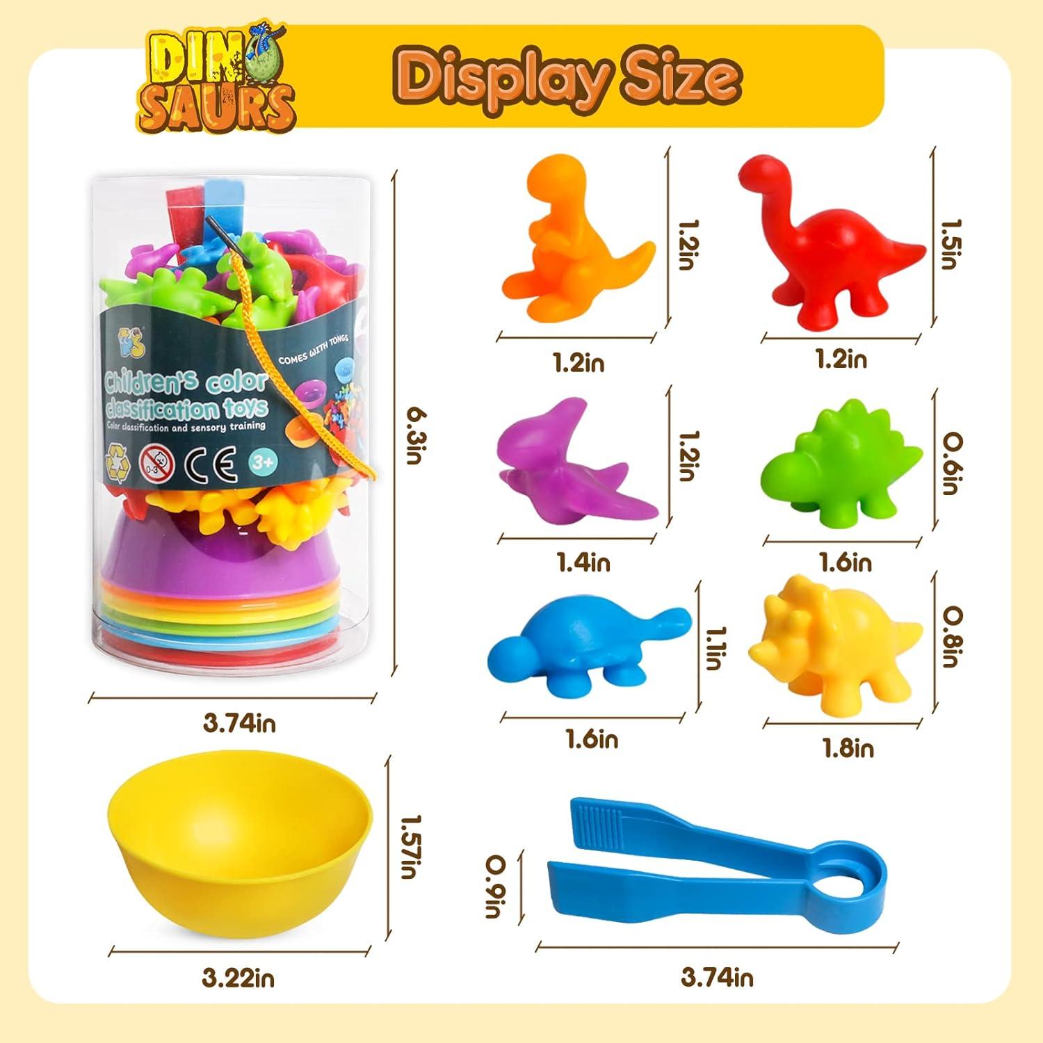 Juego Educativo de Clasificación Dinosaurios JOCHA 3-5 Años