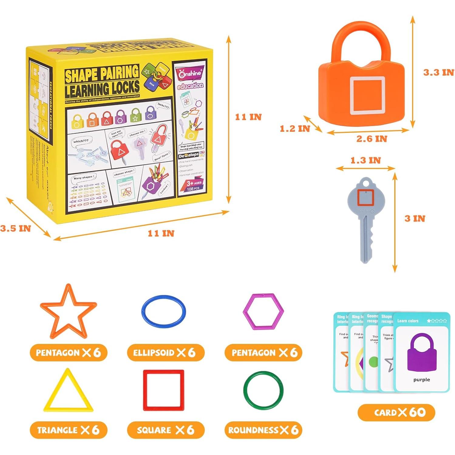 Juguete Educativo Montessori AXEARTE - Bloqueo de Formas