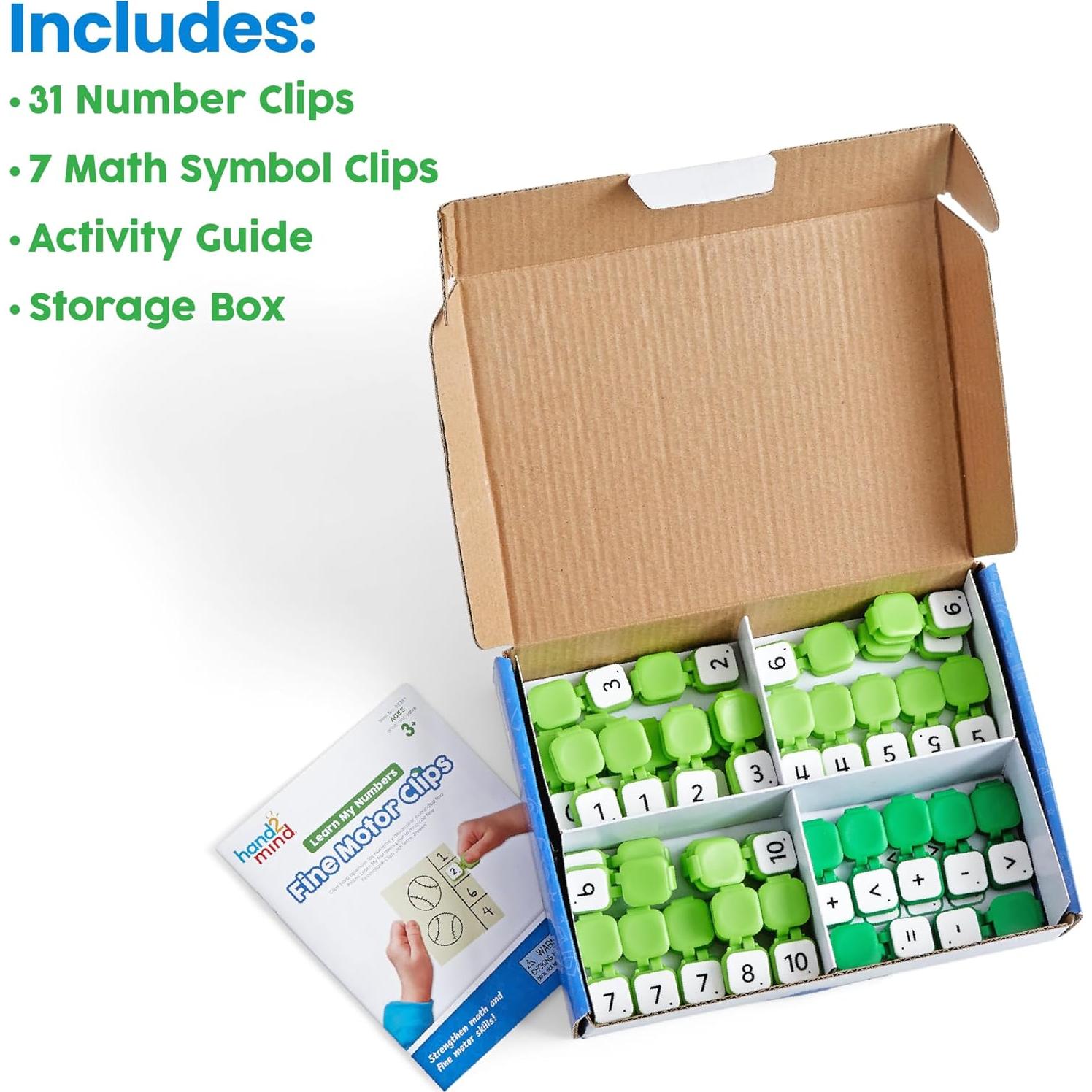 Clips de Motricidad Fina hand2mind - Aprendiendo Números y Matemáticas