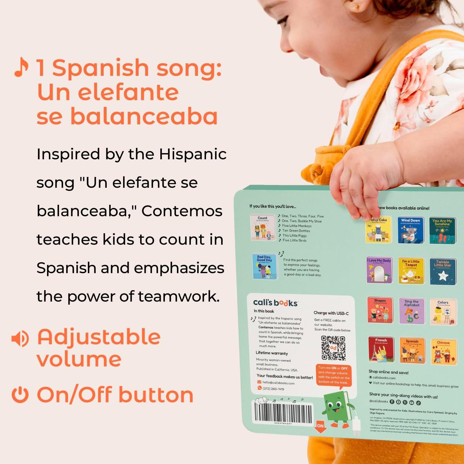 Libro Musical Infantil Contemos - Libros de Cali, Rimas 1-3 Años