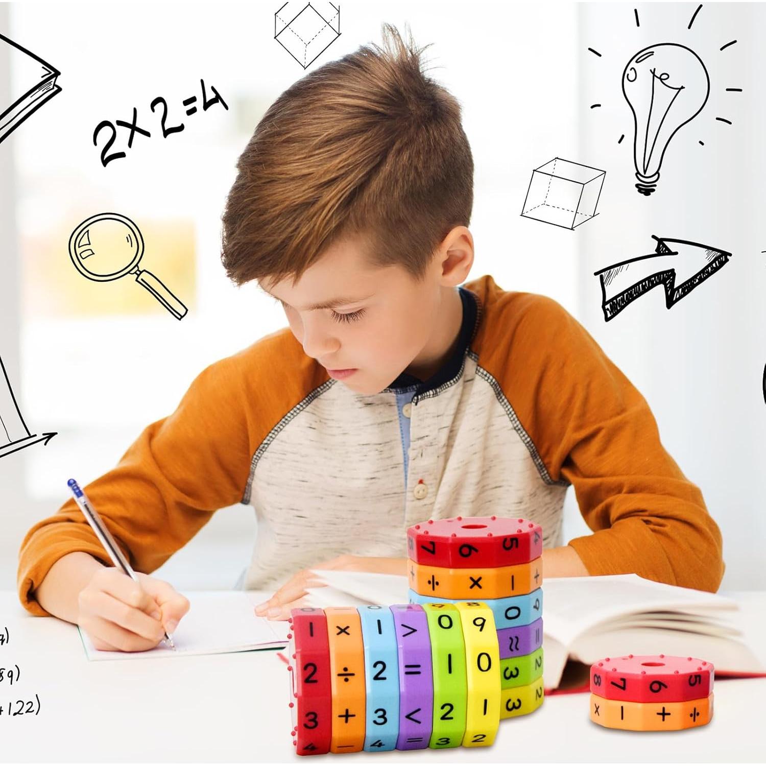 Juego de Matemáticas Montessori Zaoqijiaoyuertong 74.8g Multicolor