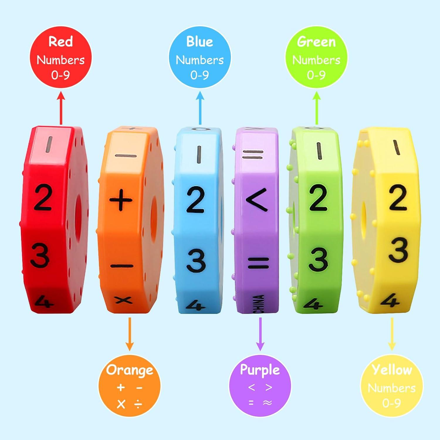 Juego de Matemáticas Montessori Zaoqijiaoyuertong 74.8g Multicolor