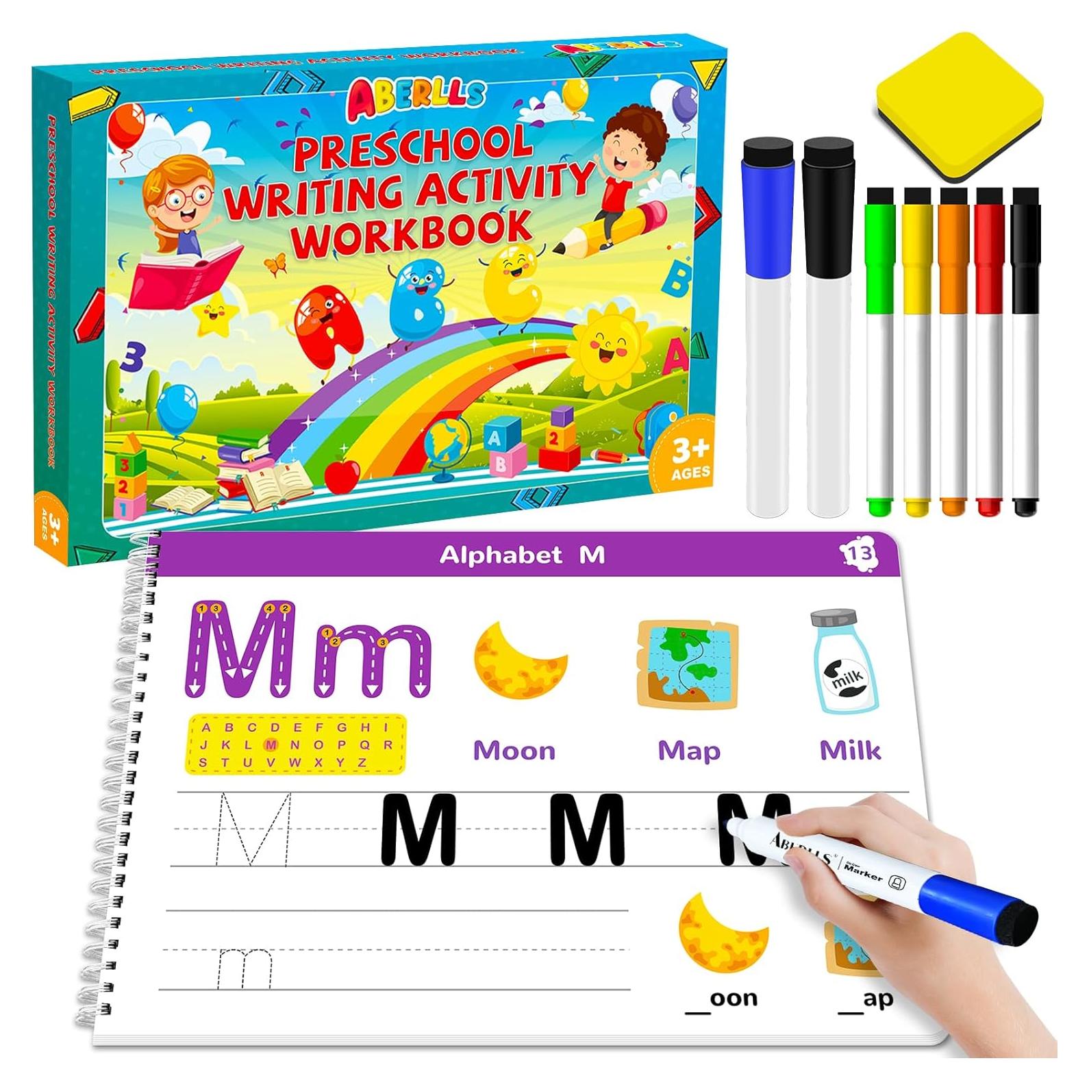 Libro de Actividades Educativas ABERLLS para Niños 3-5 Años