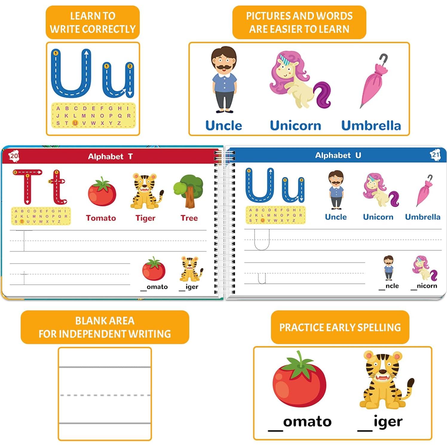 Libro de Actividades Educativas ABERLLS para Niños 3-5 Años