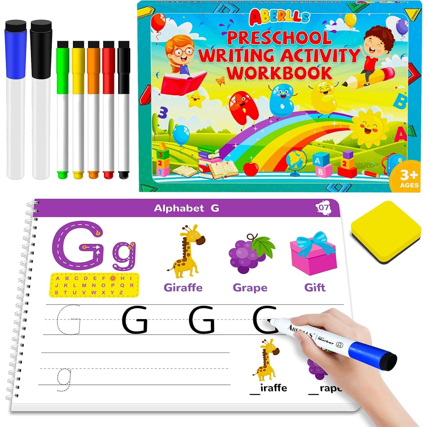 Libro de Actividades Educativas ABERLLS para Niños 3-5 Años