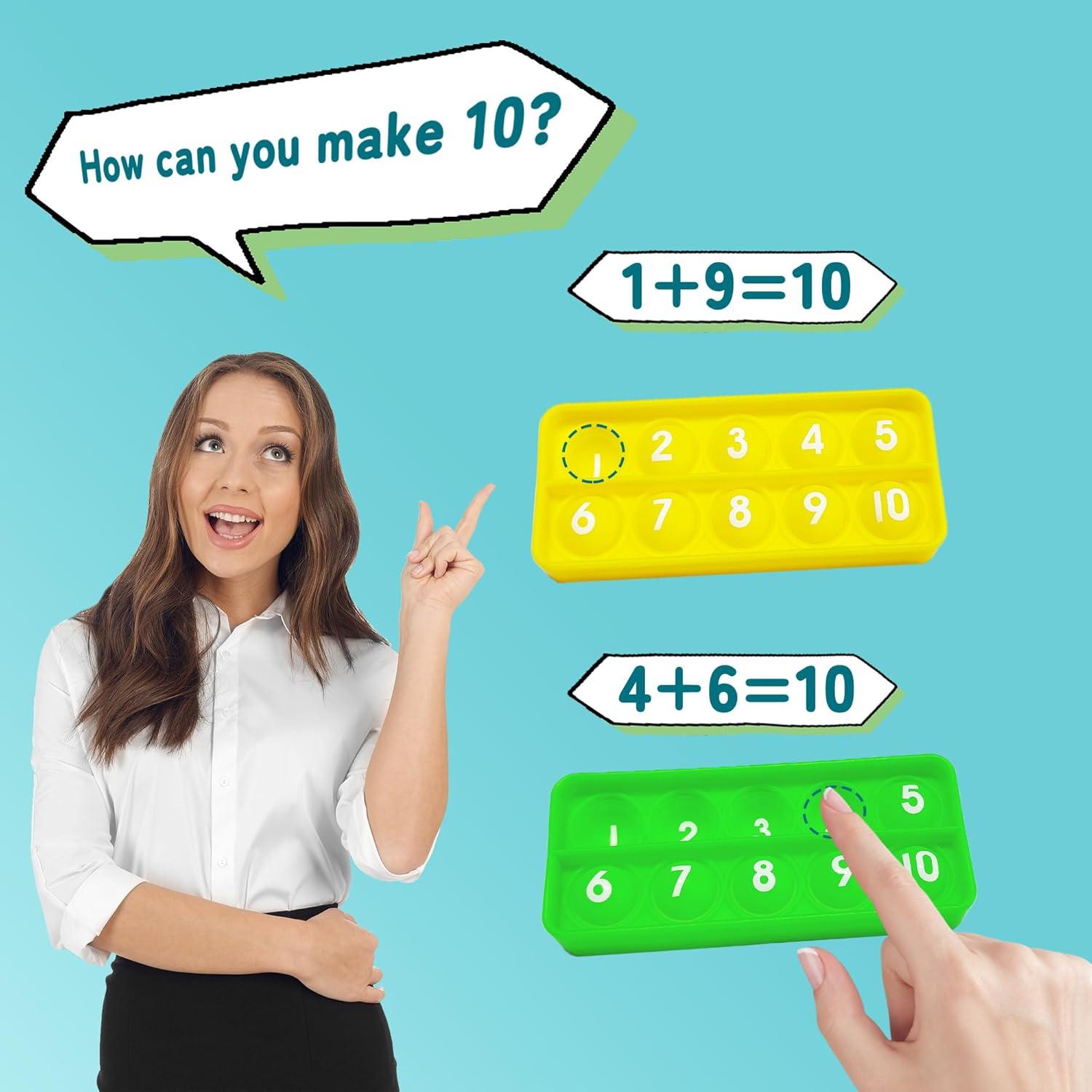 Tablero Sensorial de Pop Anemeeoke para Niños - Juego de 6