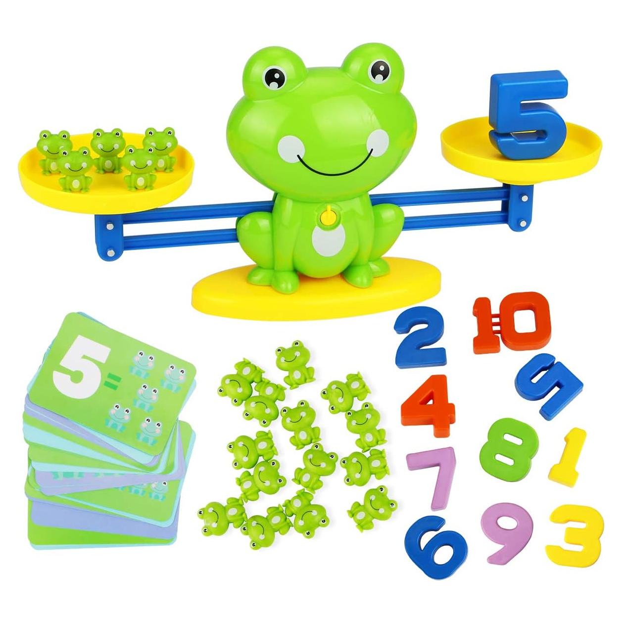 Juego de Conteo de Rana Aitbay - Juguete Educativo STEM 63 PCS