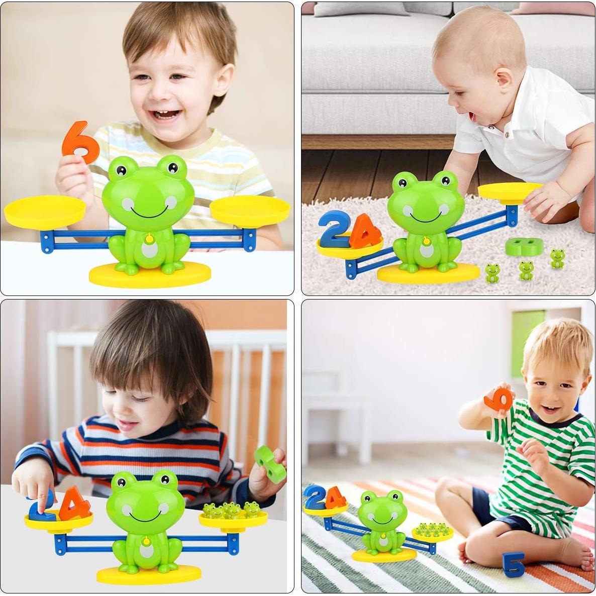 Juego de Conteo de Rana Aitbay - Juguete Educativo STEM 63 PCS