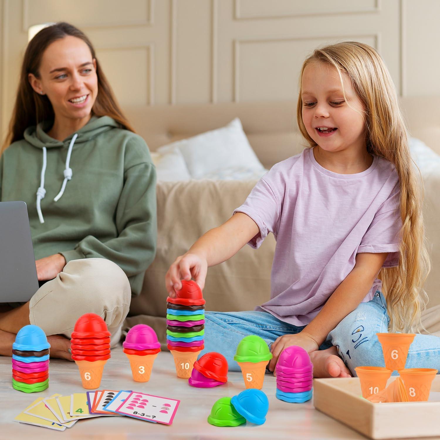 Juguete de Apilamiento y Clasificación de Colores Sotodik