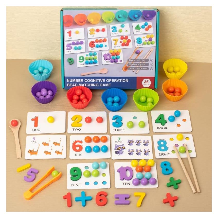 Juego de Matemáticas Aritméticas Montessori TPwsd - 1 Set