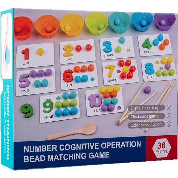 Juego de Matemáticas Aritméticas Montessori TPwsd - 1 Set