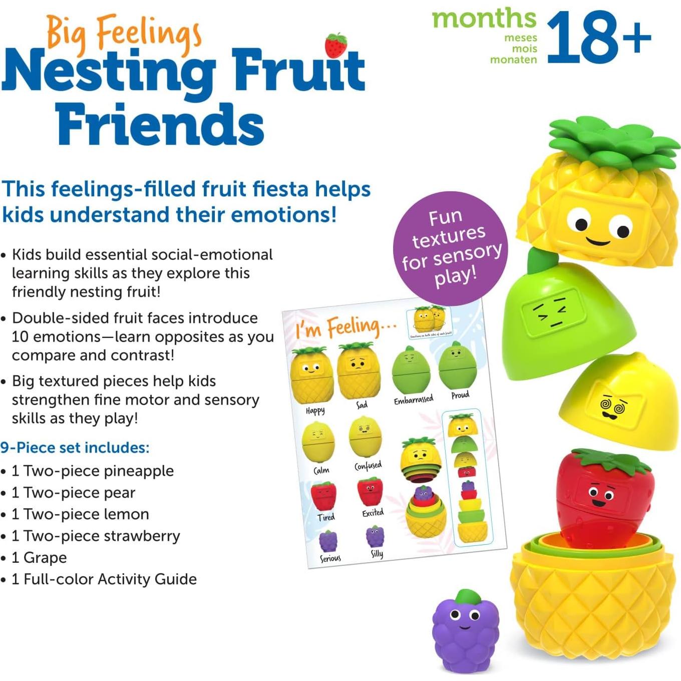 Juguetes de Motricidad Fina Recursos de Aprendizaje - Amigos Frutales