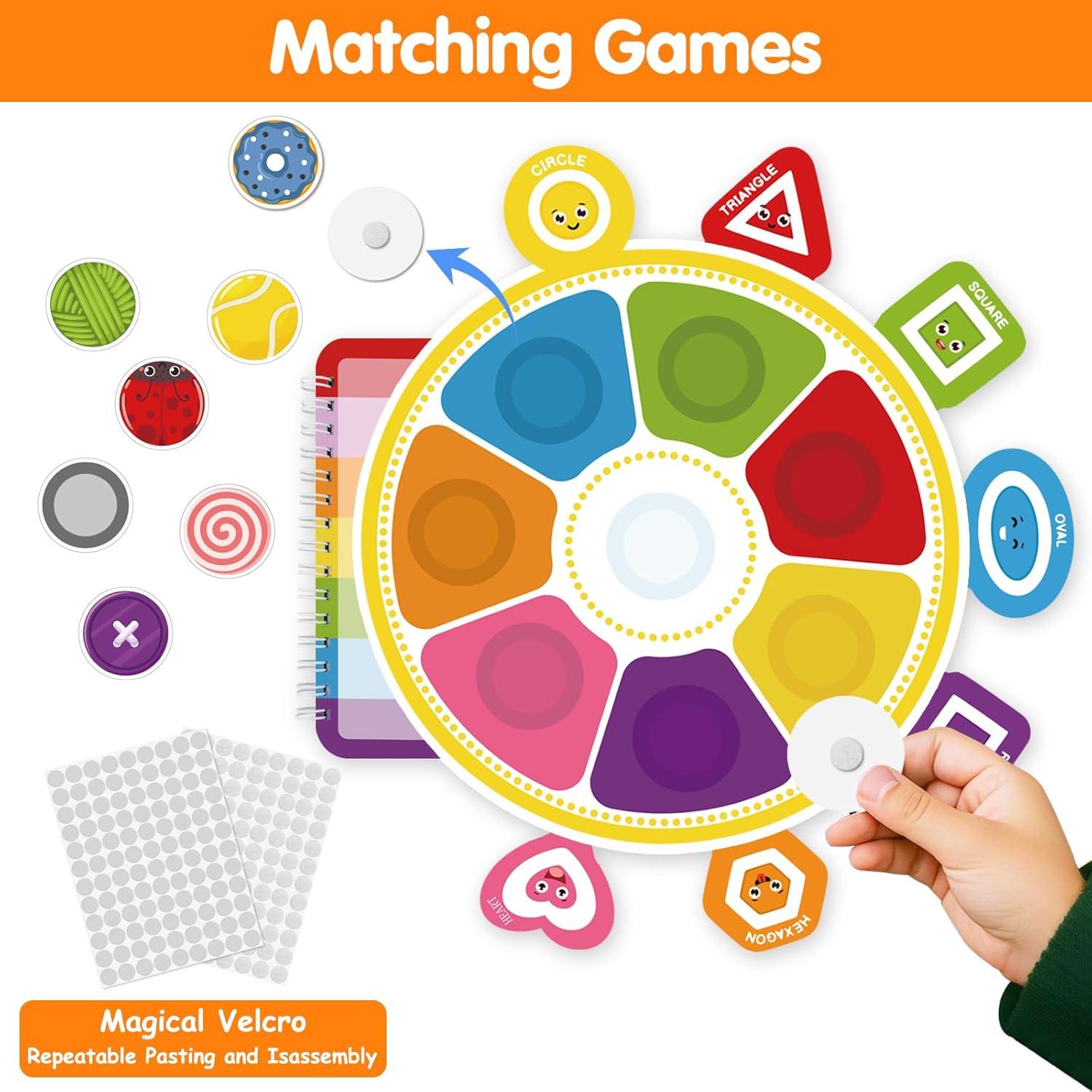 Juguetes Montessori ABCxGOOD Doble Cara 56 Actividades 1-3 Años