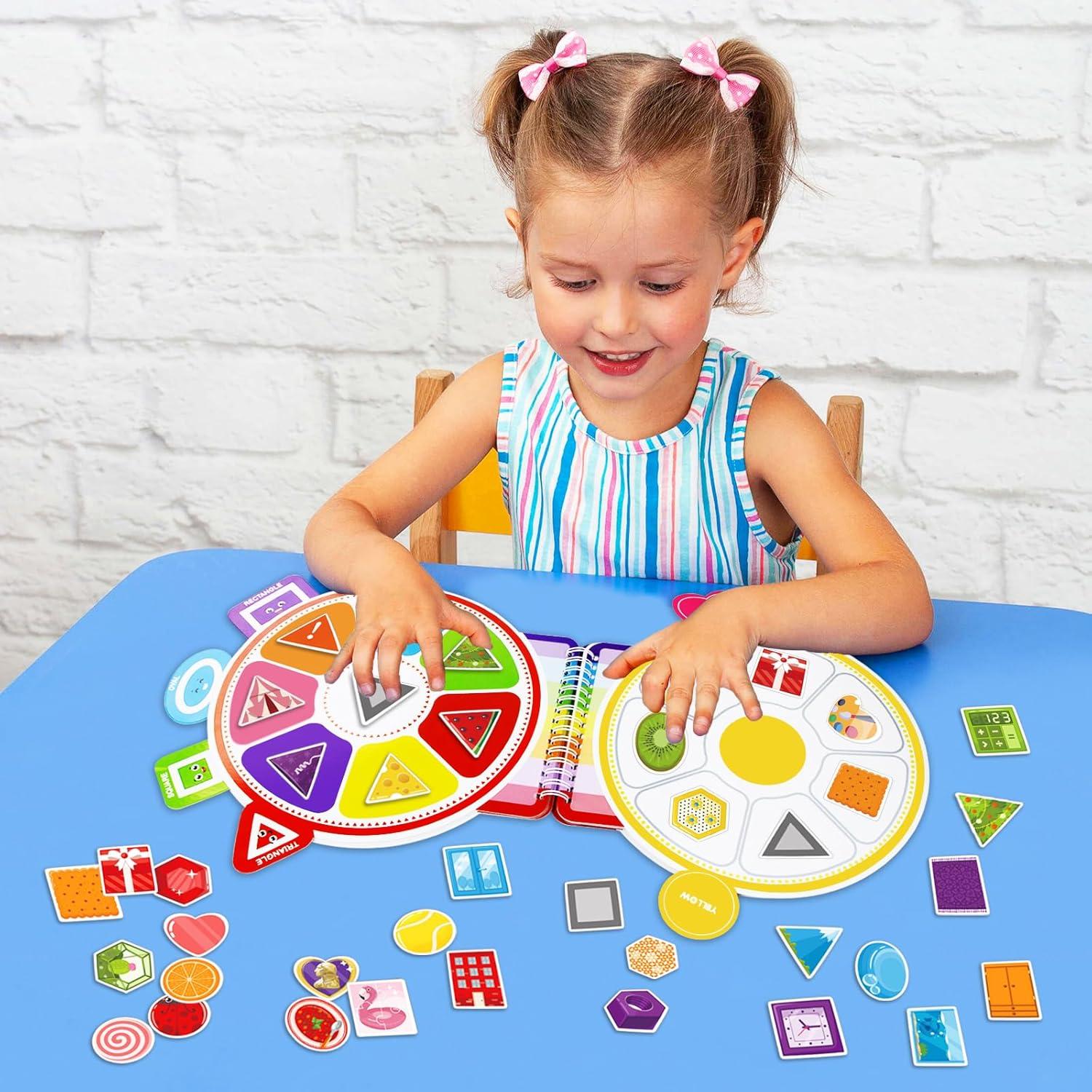 Juguetes Montessori ABCxGOOD Doble Cara 56 Actividades 1-3 Años