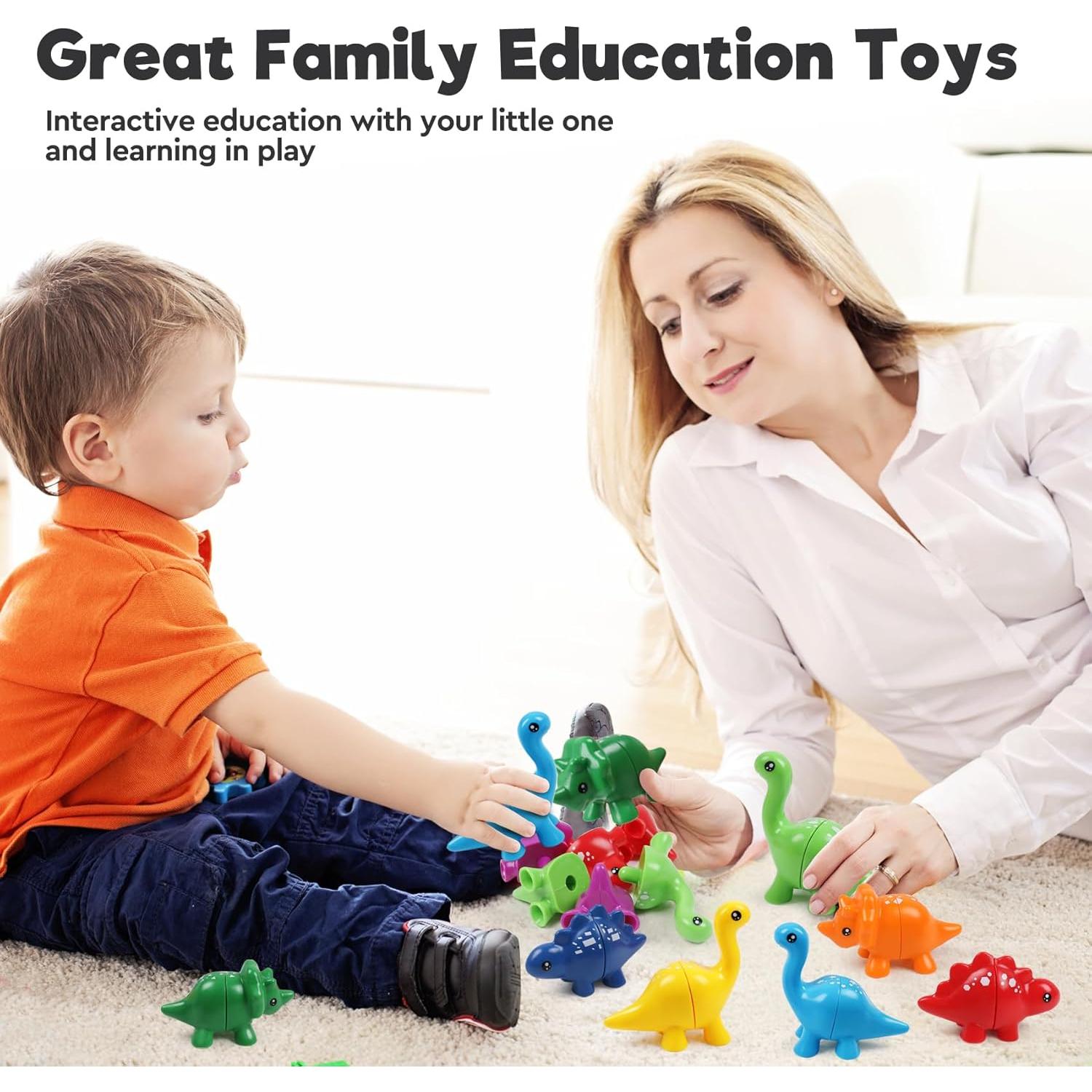 Juguete Montessori Dinosaurios de Emparejamiento GKD 9 Piezas