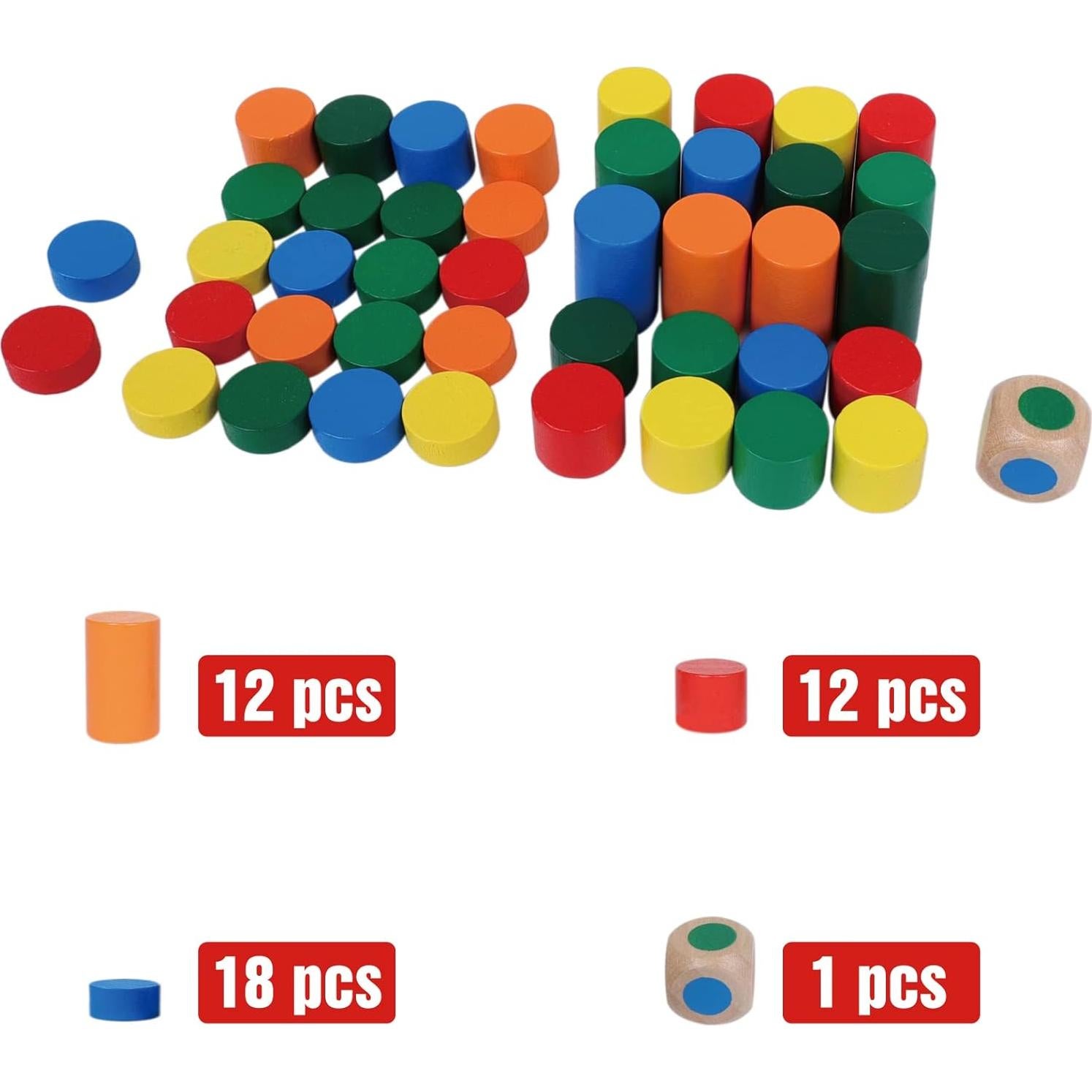 Juego de Péndulo de Equilibrio GOTHINK 42 Piezas de Madera