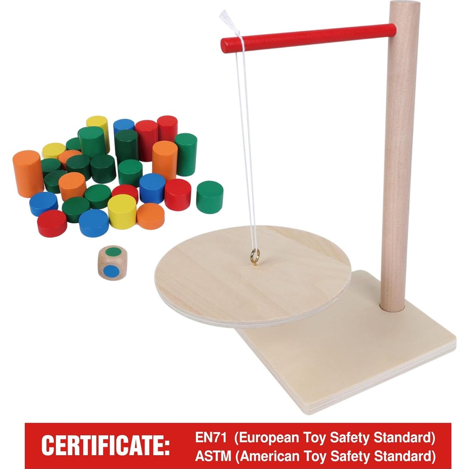 Juego de Péndulo de Equilibrio GOTHINK 42 Piezas de Madera