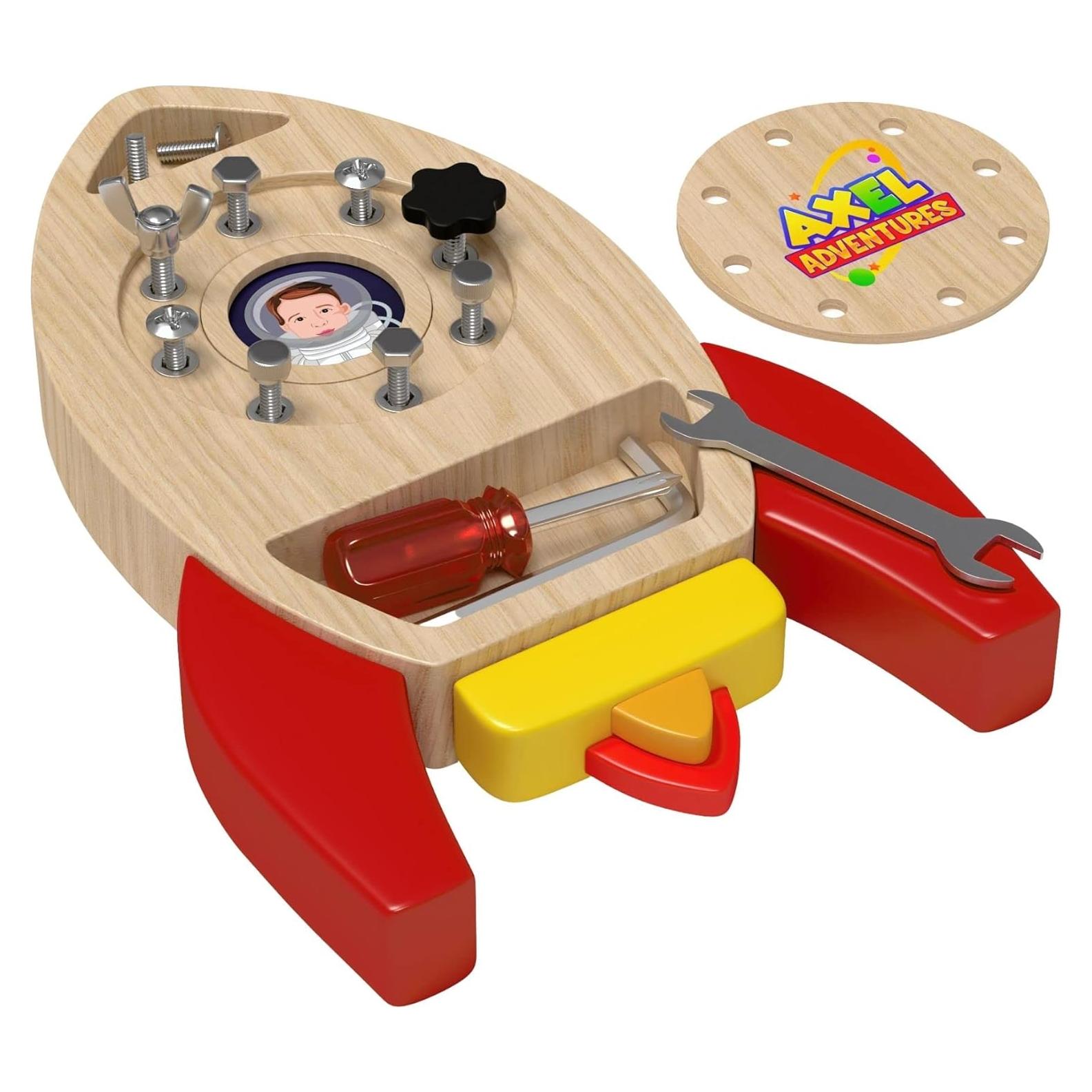 Juego de Destornillador Montessori Axel Adventures - 15 Piezas