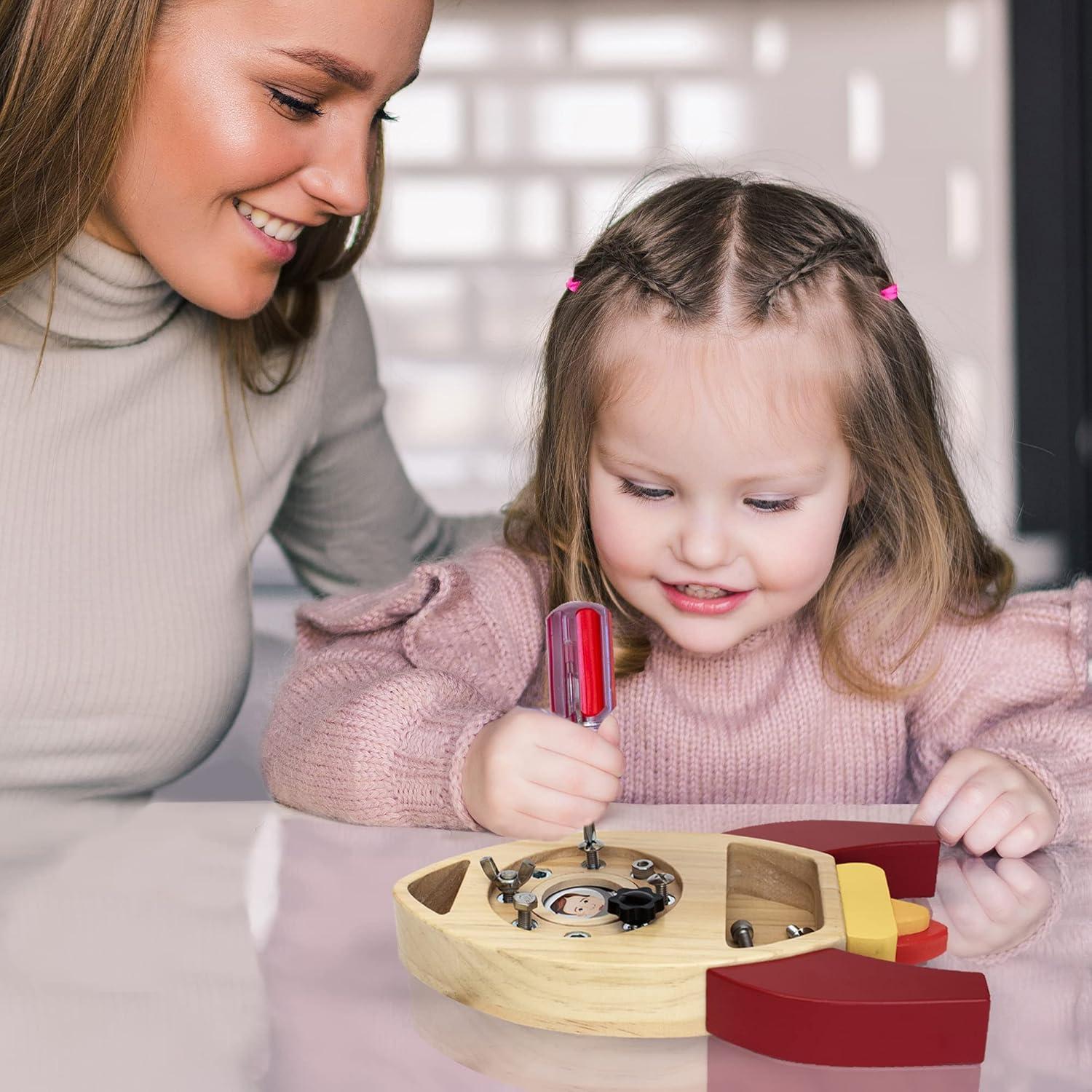 Juego de Destornillador Montessori Axel Adventures - 15 Piezas