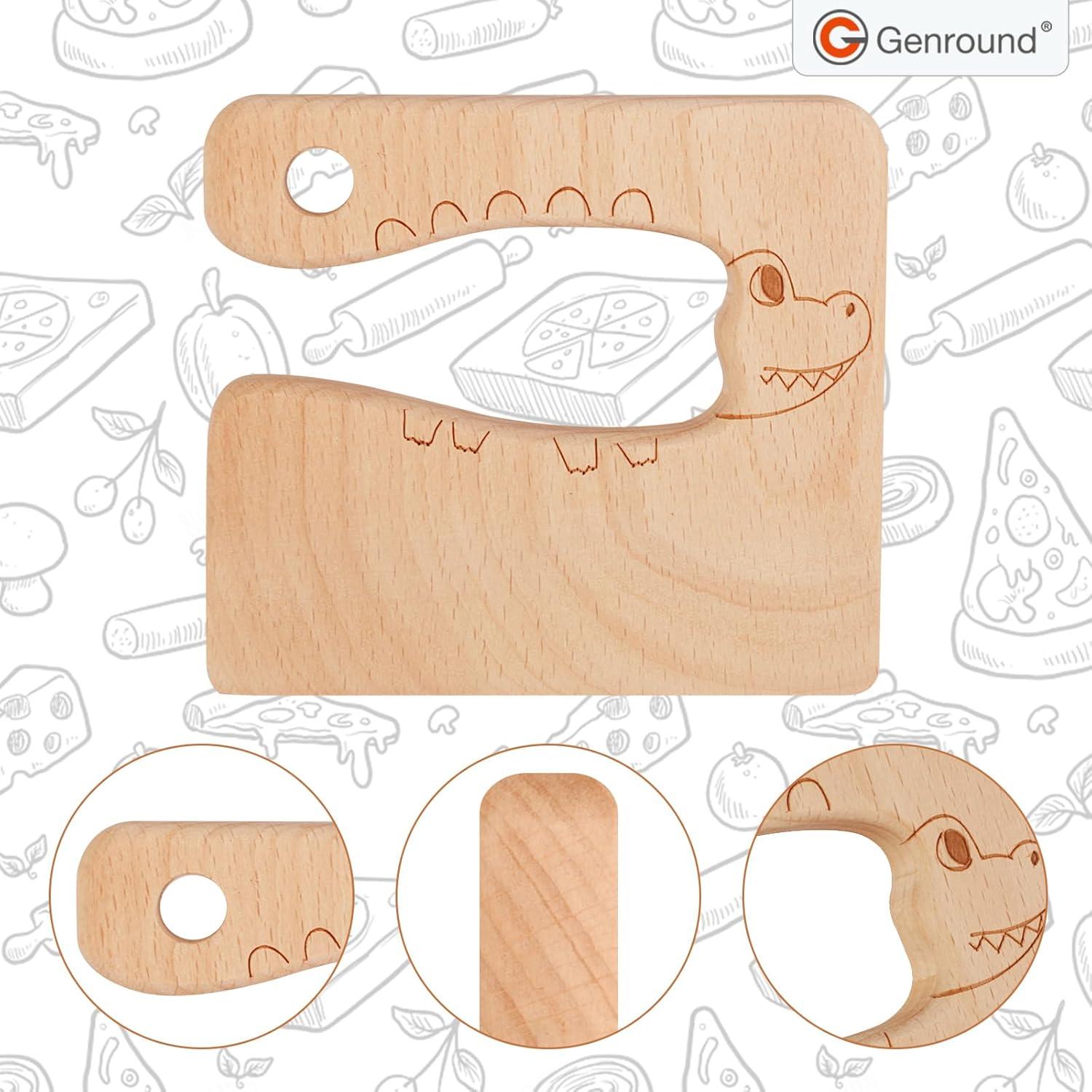 Juego de Cocina para Niños Genround 28 Piezas - Cuchillos Seguros