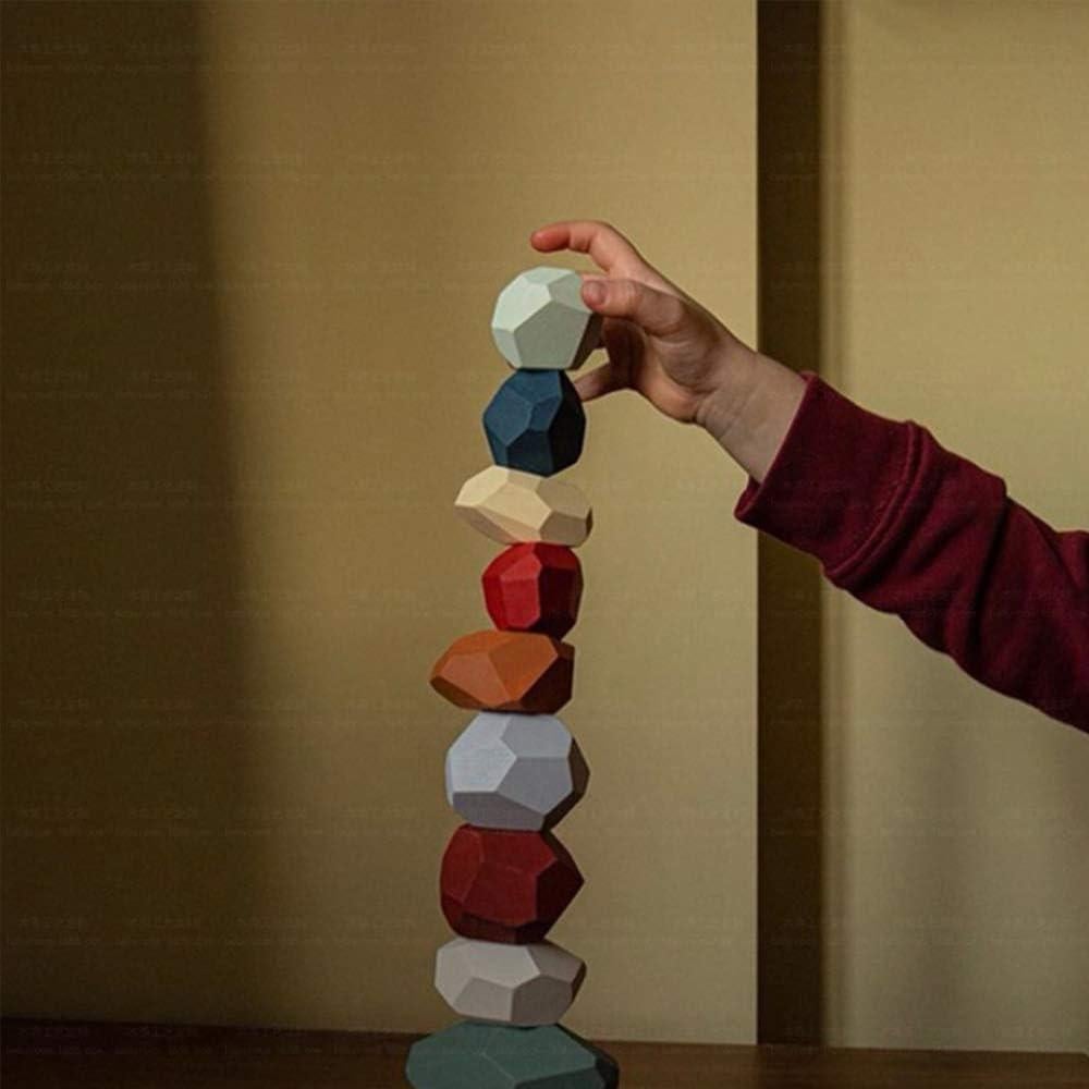 Bloques de Equilibrio de Madera RubRab 16 Piezas Juguete Educativo