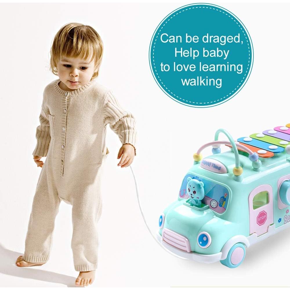 Juguete Xilófono Autobús Escolar EFO-S 5-en-1 para Bebés