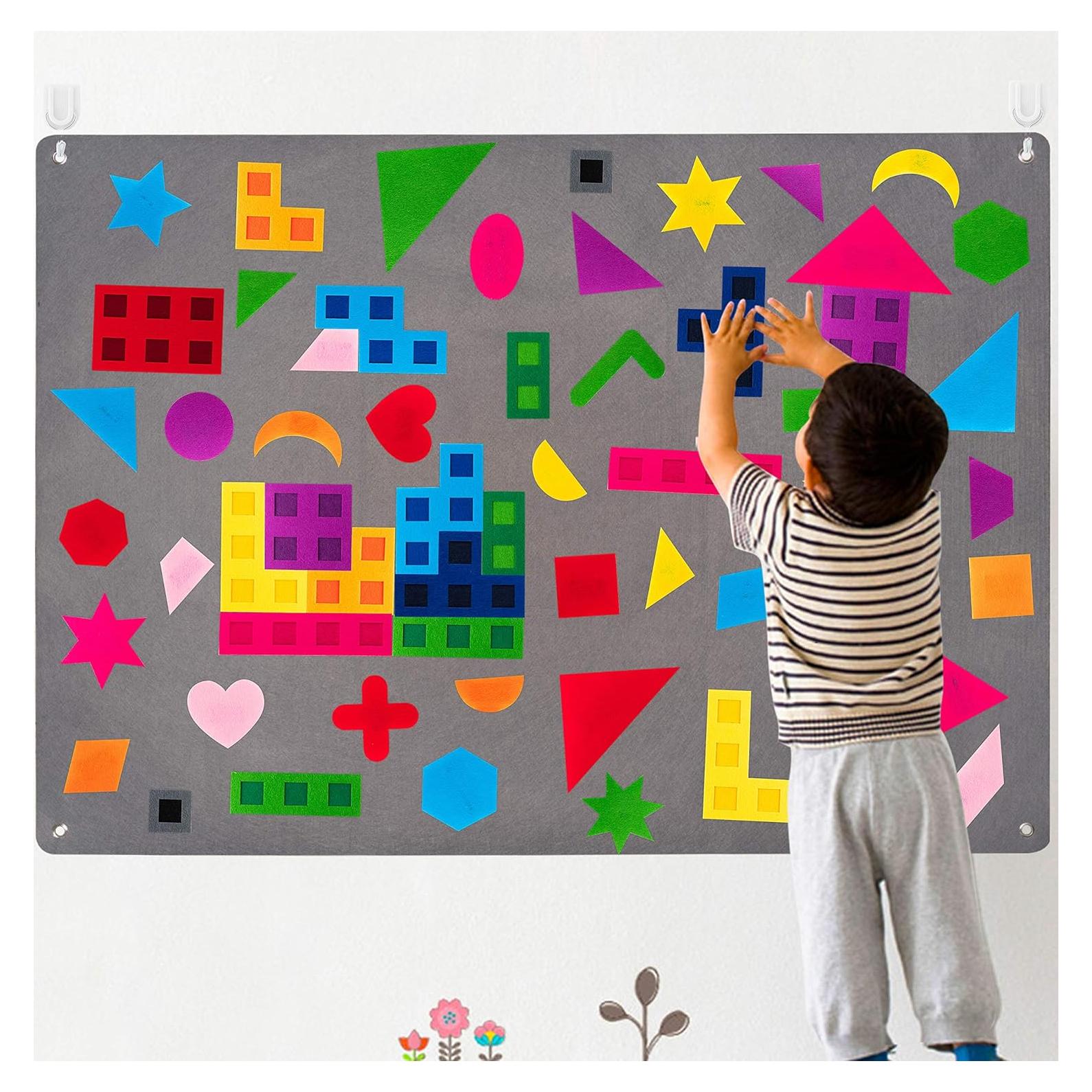 Conjunto de Formas de Fieltro WATINC 59 Piezas 1.07m