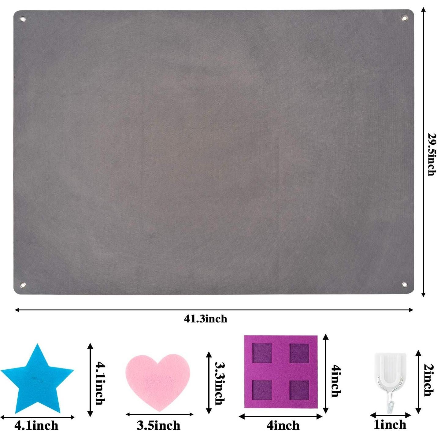 Conjunto de Formas de Fieltro WATINC 59 Piezas 1.07m
