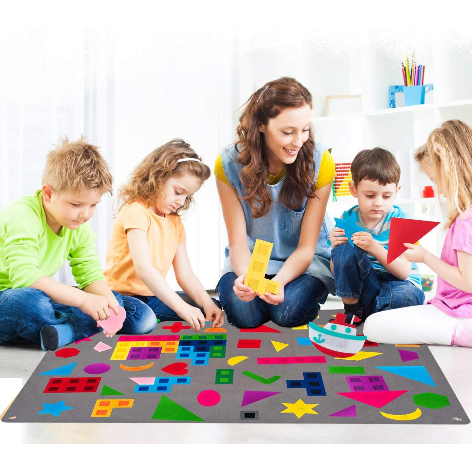 Conjunto de Formas de Fieltro WATINC 59 Piezas 1.07m