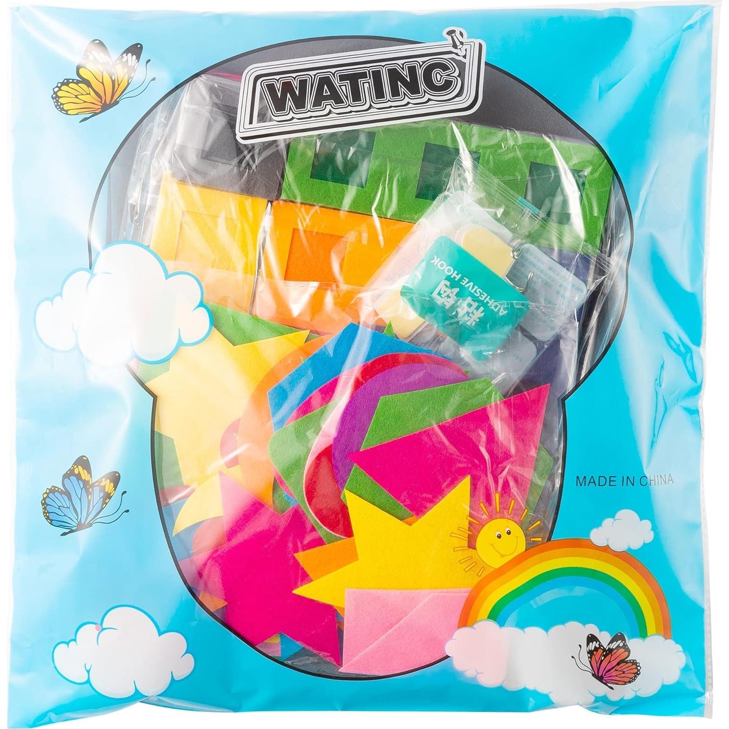 Conjunto de Formas de Fieltro WATINC 59 Piezas 1.07m